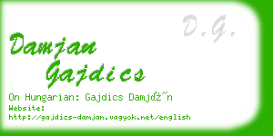 damjan gajdics business card